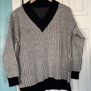 Black and White Sweater